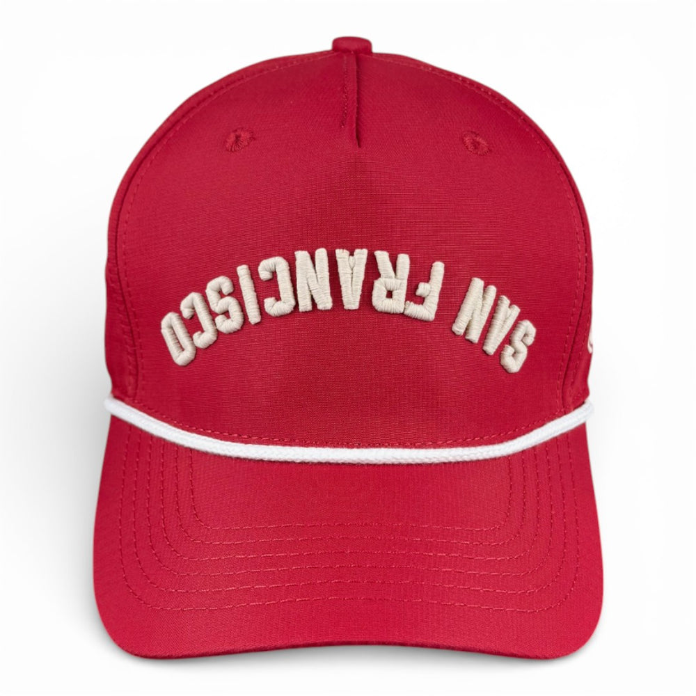 SAN FRANCISCO - Upside Down Crimson Rope Hat