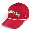 SAN FRANCISCO - Upside Down Crimson Rope Hat