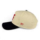 SAN FRANCISCO - Right Side Up Black and Cream Vintage Two Tone Hat
