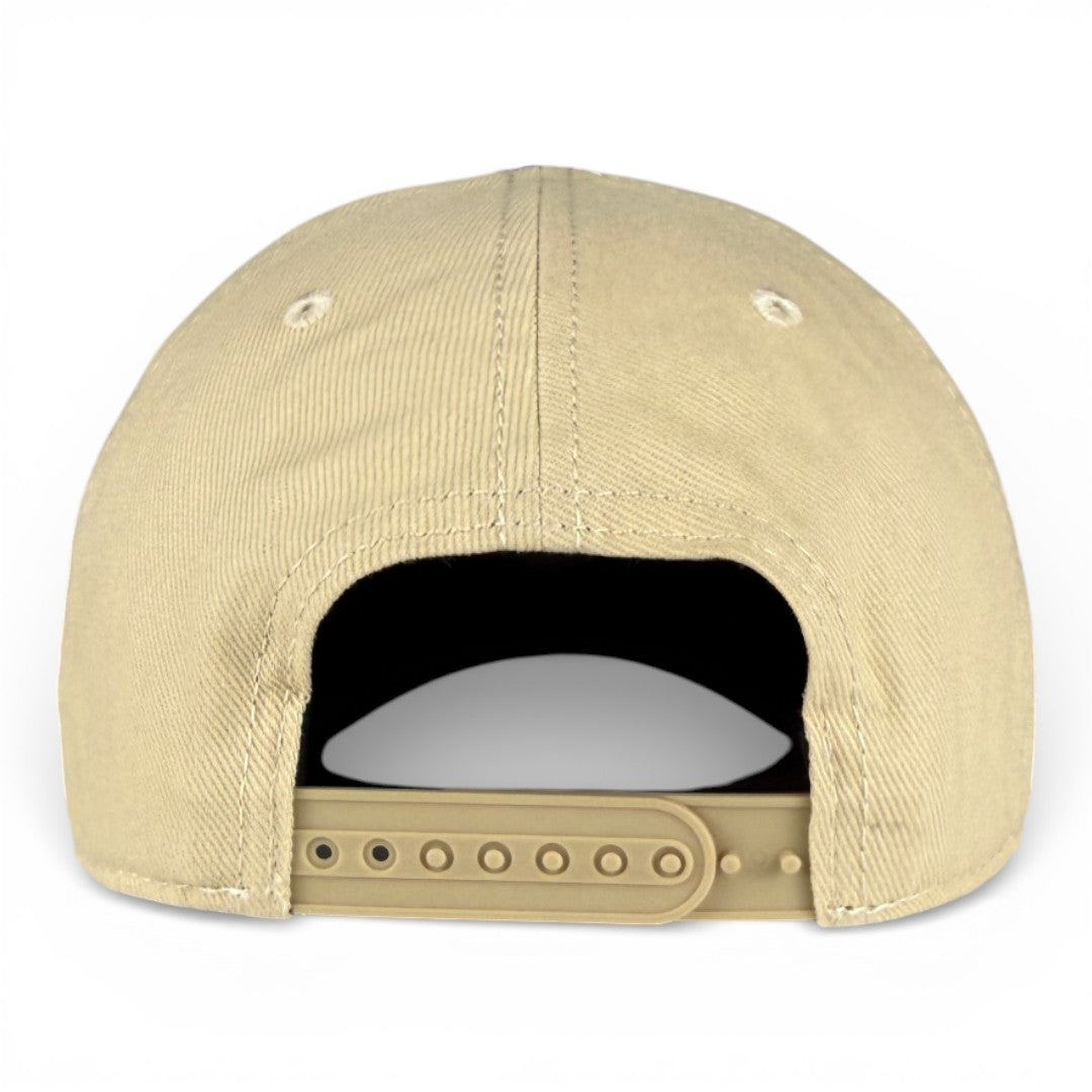 HOUSTON - Upside Down Navy and Cream Vintage Two Tone Hat