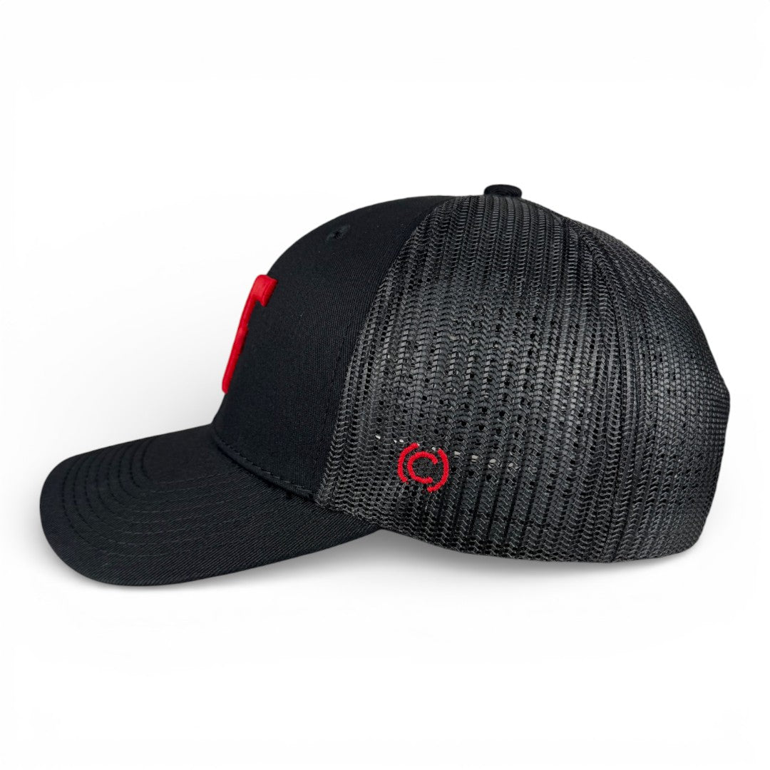 SAN FRANCISCO - Right Side Up Black Trucker Hat