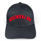 SAN FRANCISCO - Upside Down Black Trucker Hat