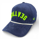 SEATTLE - Upside Down Navy Roped Micro-Corduroy Hat