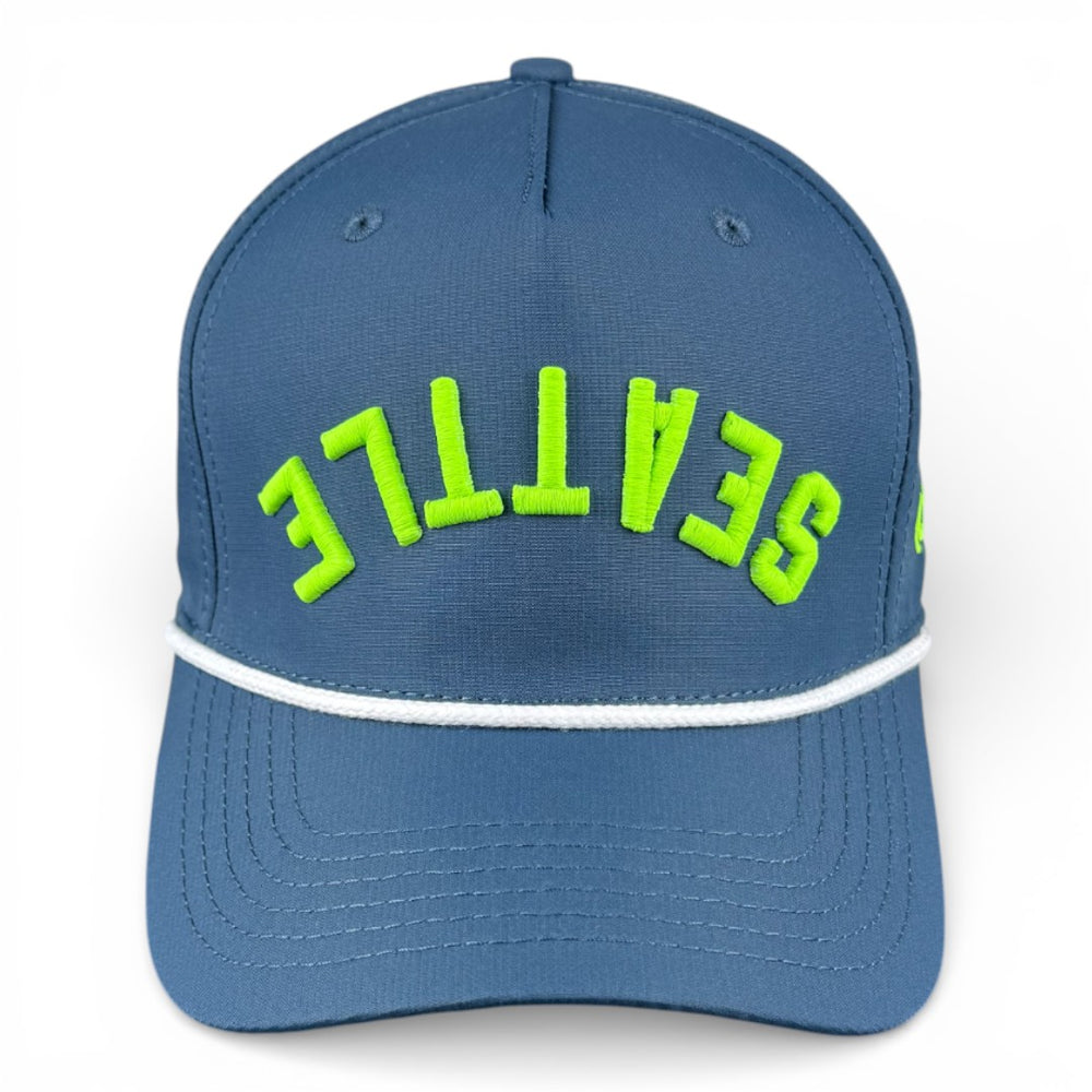 SEATTLE - Upside Down Dark Blue Rope Hat