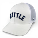 SEATTLE - Right Side Up White Trucker Hat