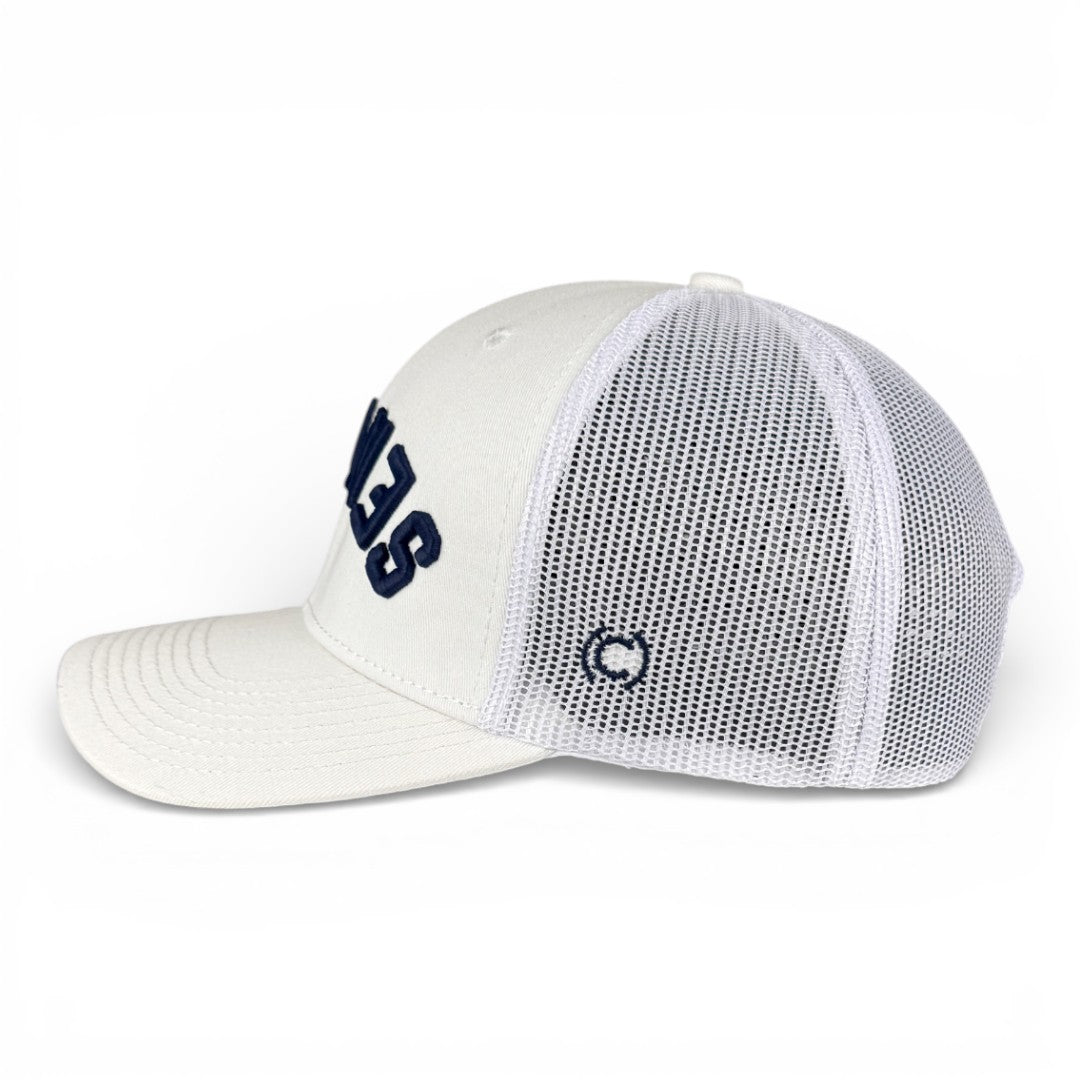 SEATTLE - Upside Down White Trucker Hat