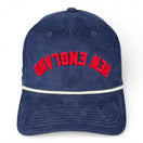 NEW ENGLAND - Upside Down Navy Roped Micro-Corduroy Hat