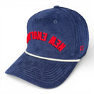 NEW ENGLAND - Upside Down Navy Roped Micro-Corduroy Hat
