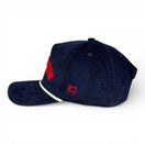 NEW ENGLAND - Upside Down Navy Roped Micro-Corduroy Hat