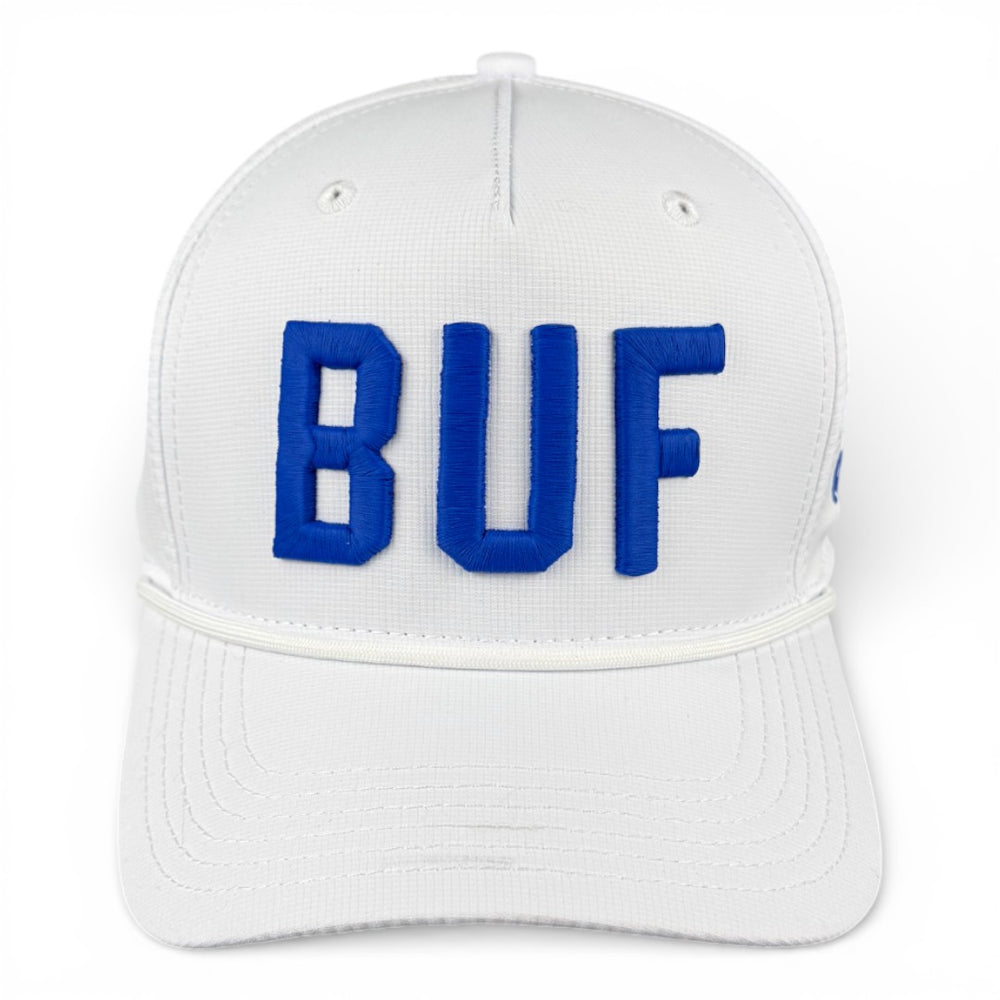 BUFFALO - Right Side Up White Rope Hat