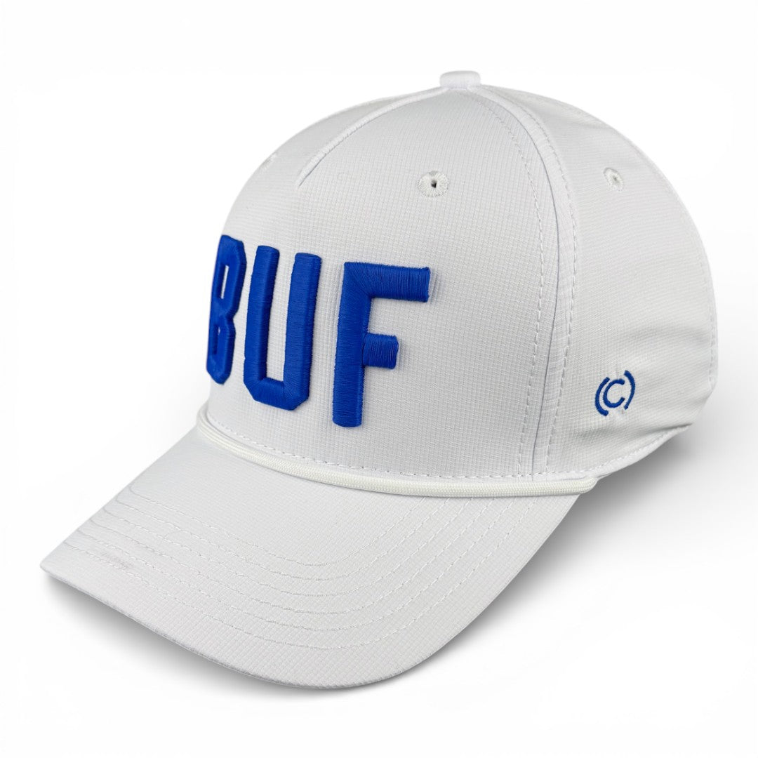 BUFFALO - Right Side Up White Rope Hat