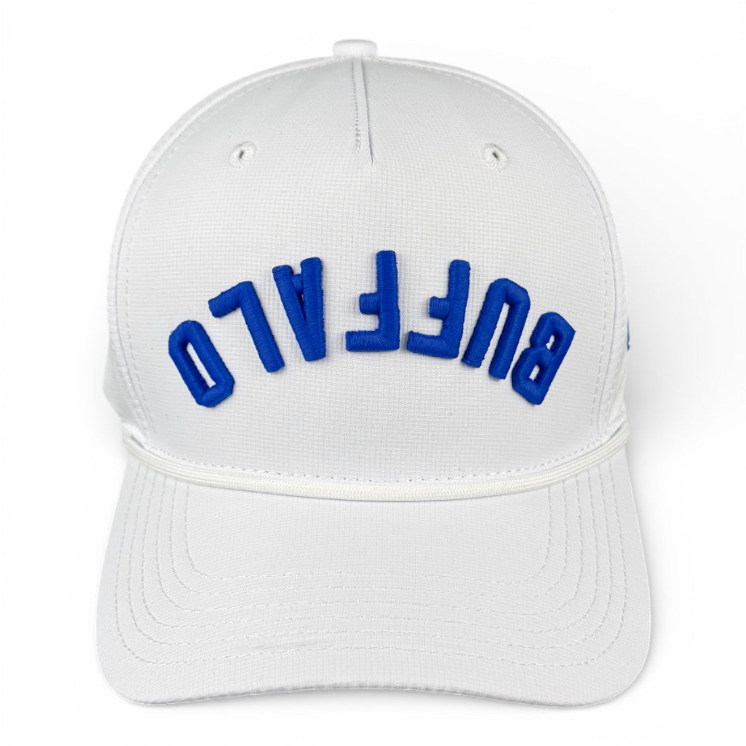 BUFFALO - Upside Down White Rope Hat