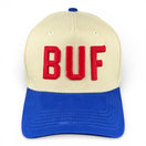 BUFFALO - Right Side Up Blue and Cream Vintage Two Tone Hat