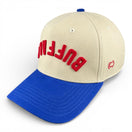 BUFFALO - Upside Down Blue and Cream Vintage Two Tone Hat