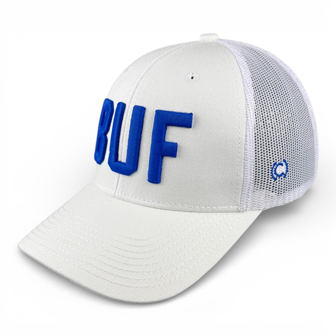 BUFFALO - Right Side Up White Trucker Hat