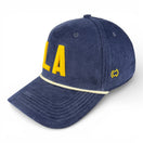 LOS ANGELES - Right Side Up Navy Roped Micro-Corduroy Hat