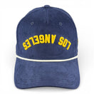 LOS ANGELES - Upside Down Navy Roped Micro-Corduroy Hat