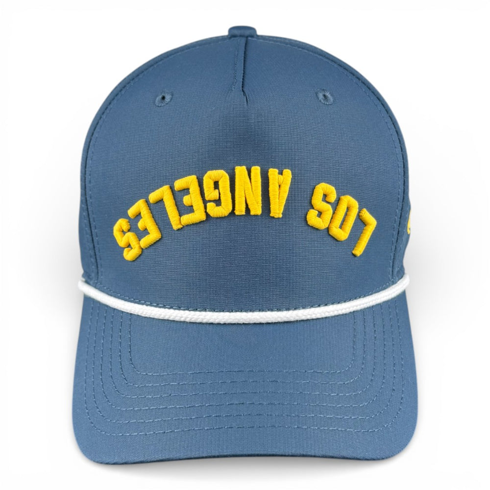 LOS ANGELES - Upside Down Dark Blue Rope Hat