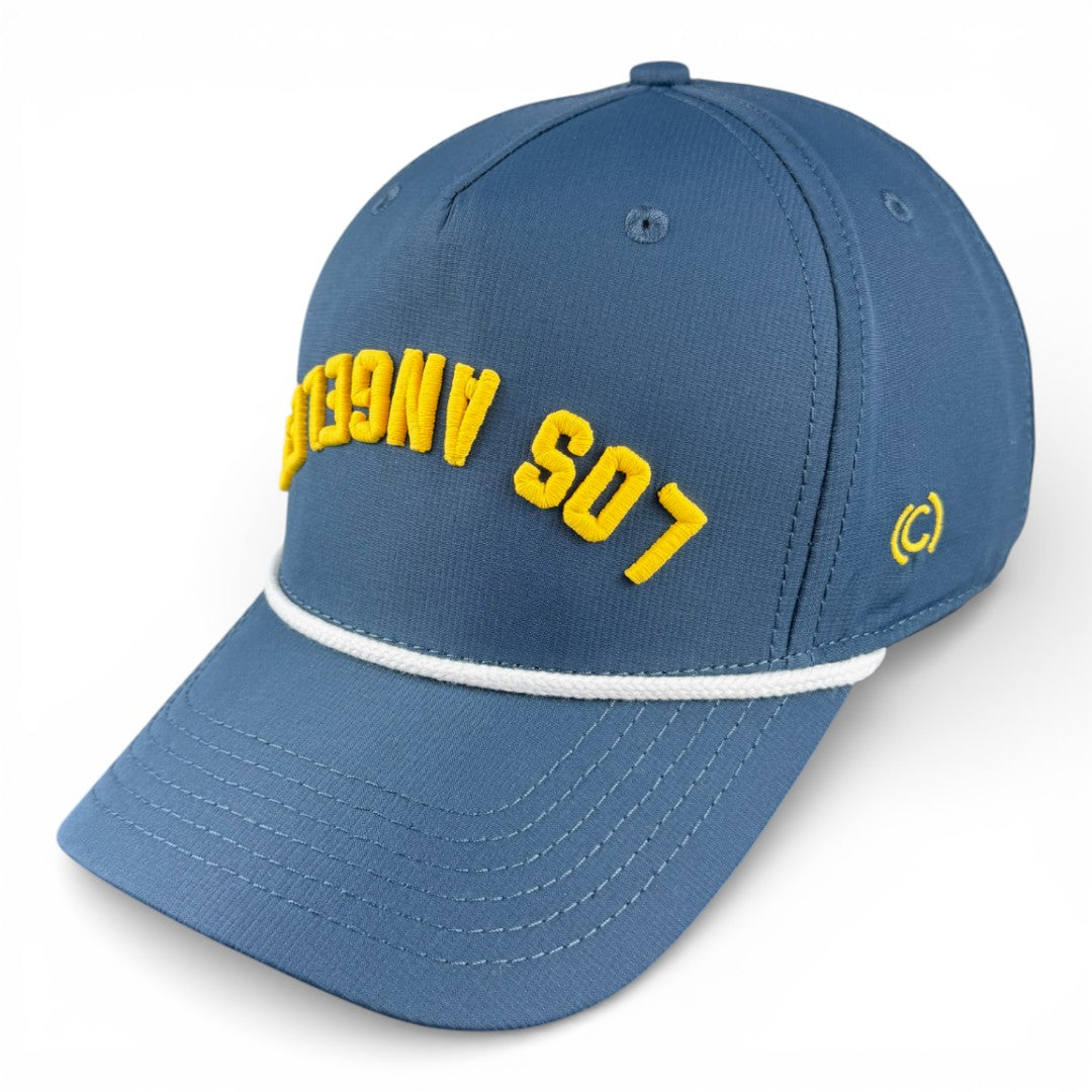 LOS ANGELES - Upside Down Dark Blue Rope Hat