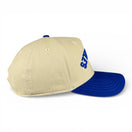 LOS ANGELES - Upside Down Blue and Cream Vintage Two Tone Hat
