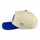 LOS ANGELES - Right Side Up Blue and Cream Vintage Two Tone Hat
