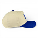 LOS ANGELES - Right Side Up Blue and Cream Vintage Two Tone Hat