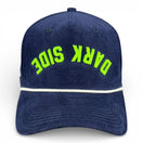 DARK SIDE - Upside Down Navy Roped Micro-Corduroy Hat