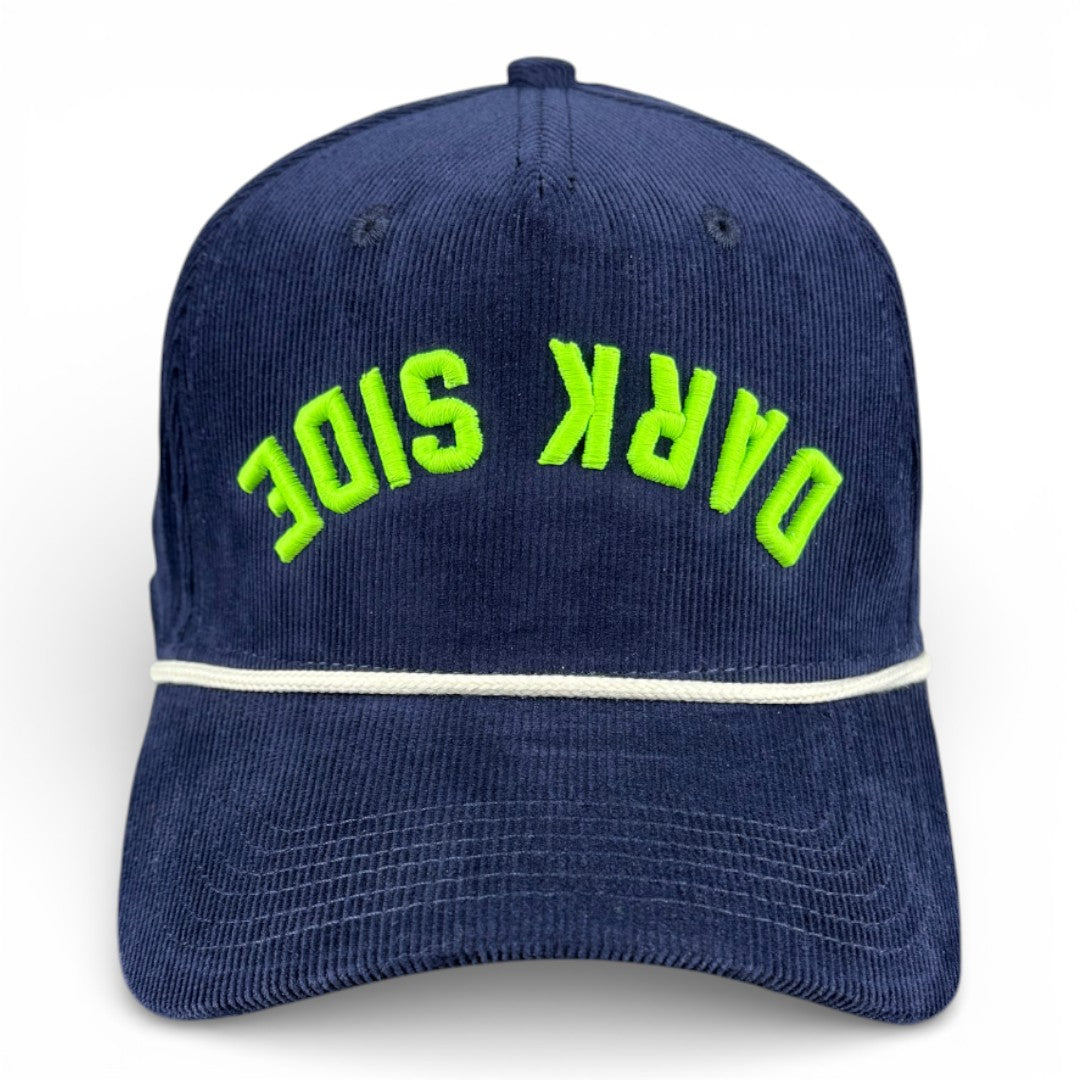 DARK SIDE - Upside Down Navy Roped Micro-Corduroy Hat