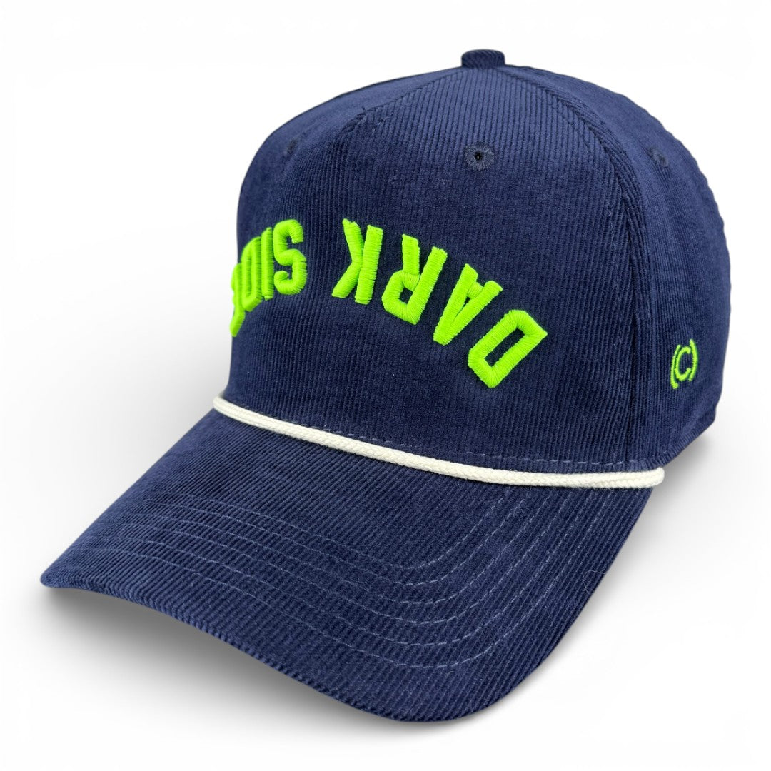 DARK SIDE - Upside Down Navy Roped Micro-Corduroy Hat