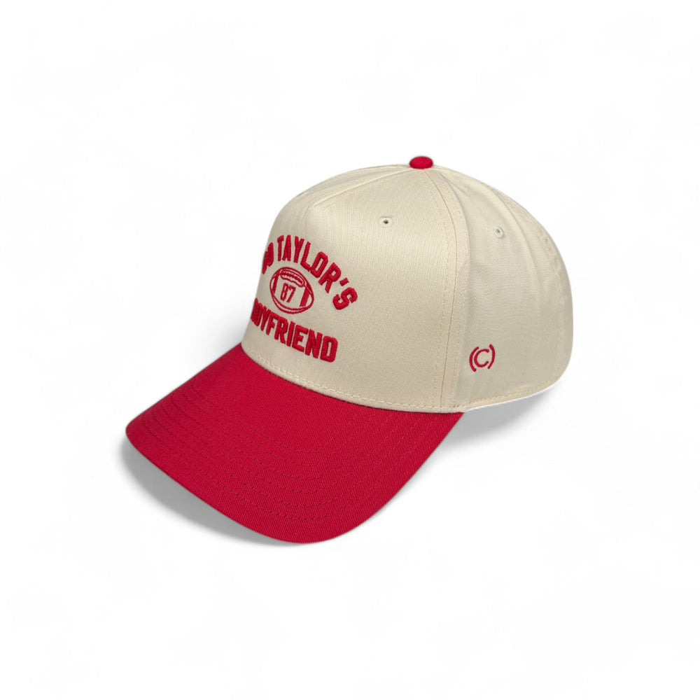 Go Taylor's Boyfriend Red & Cream Snap-Back