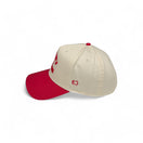 Go Taylor's Boyfriend Red & Cream Snap-Back