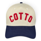 COTTO - Navy and Cream Vintage Two-Tone Hat