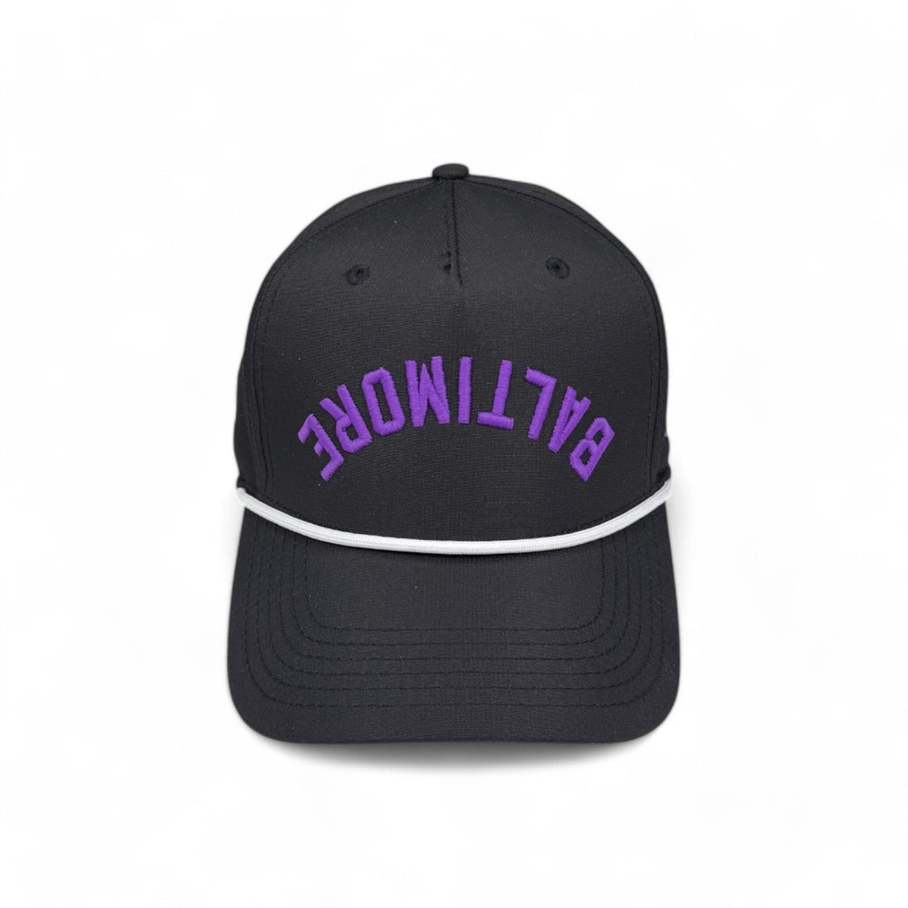 BALTIMORE -  Upside Down Black Rope Hat