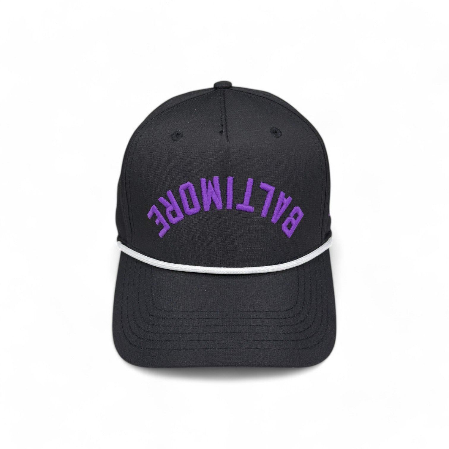 BALTIMORE -  Upside Down Black Rope Hat