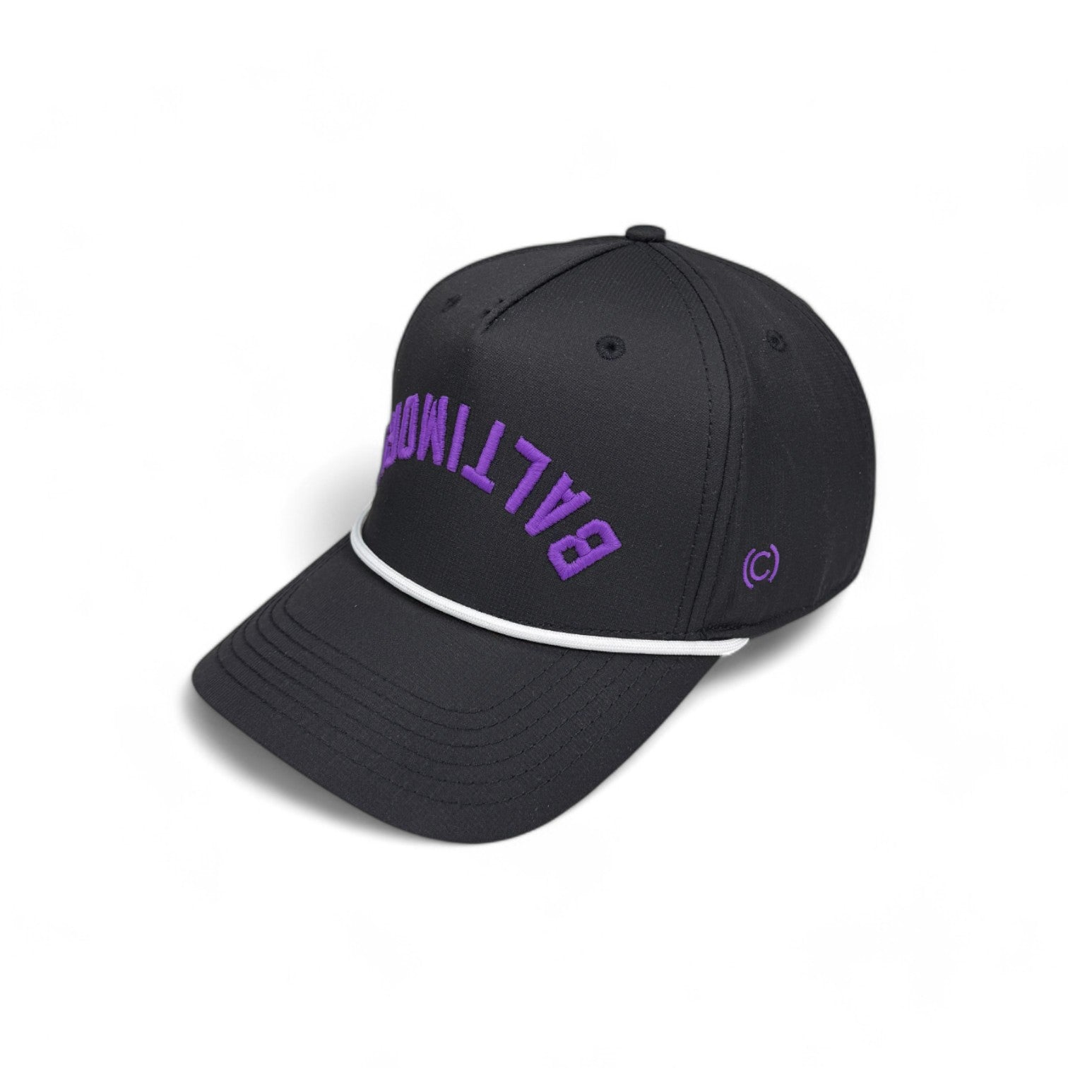 BALTIMORE -  Upside Down Black Rope Hat