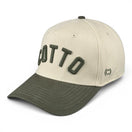COTTO - Olive and Cream Vintage Two-Tone Hat