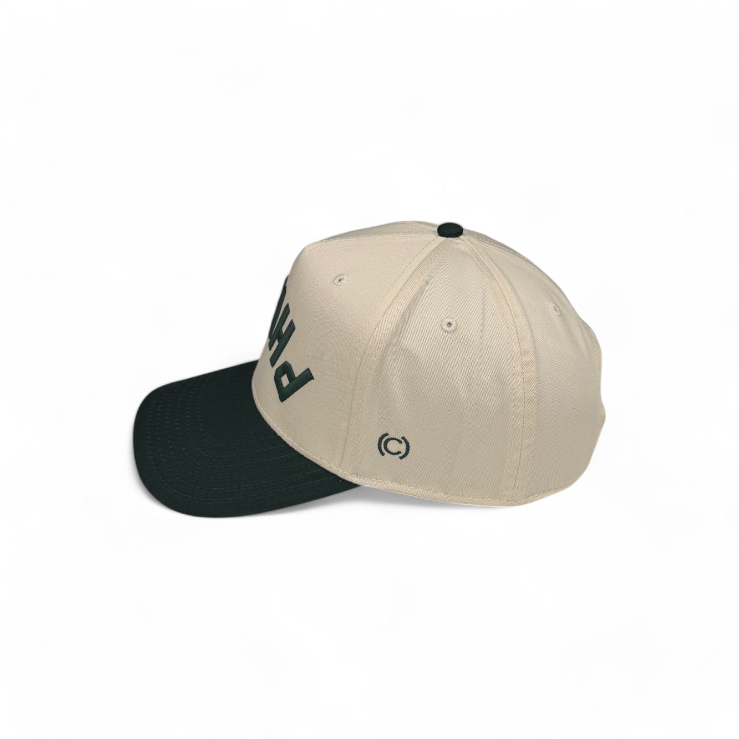 PHILLY -  Upside Down Hunter Green & Cream Two-Tone