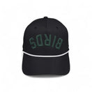 BIRDS -  Upside Down Black Rope Hat