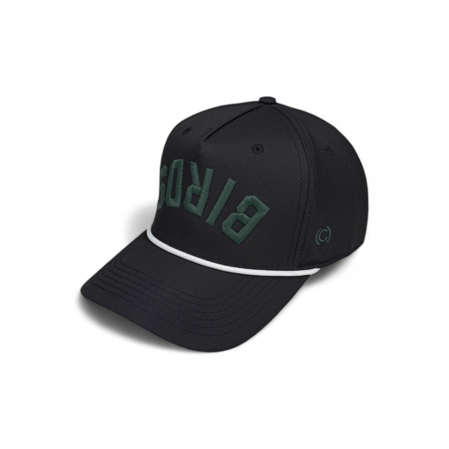 BIRDS -  Upside Down Black Rope Hat