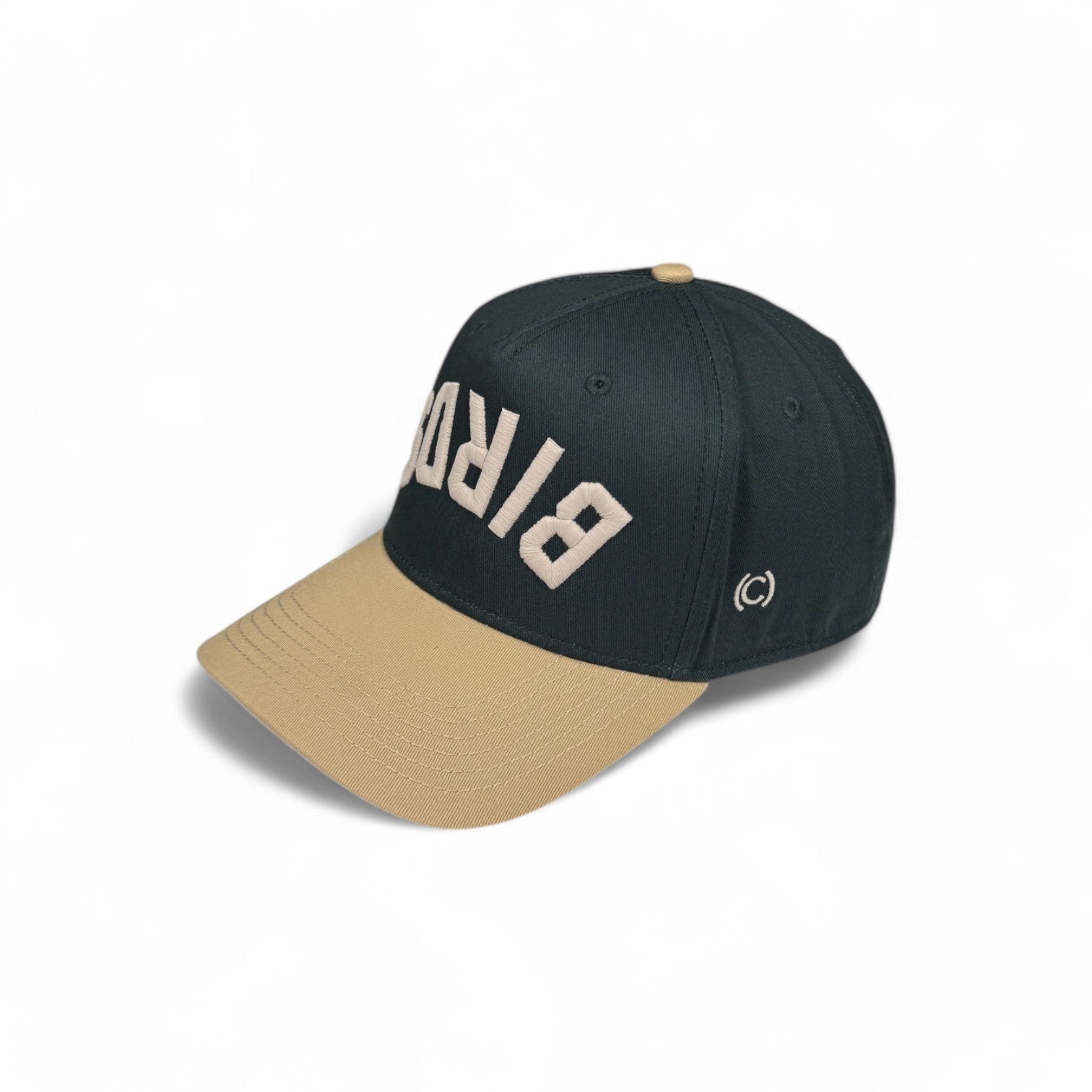 BIRDS -  Upside Down Khaki & Hunter Green Two-Tone