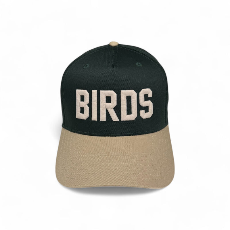 BIRDS - Khaki & Hunter Green Two-Tone