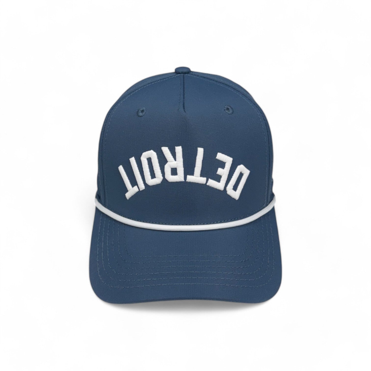 DETROIT - Upside Down Dark Blue Rope Hat