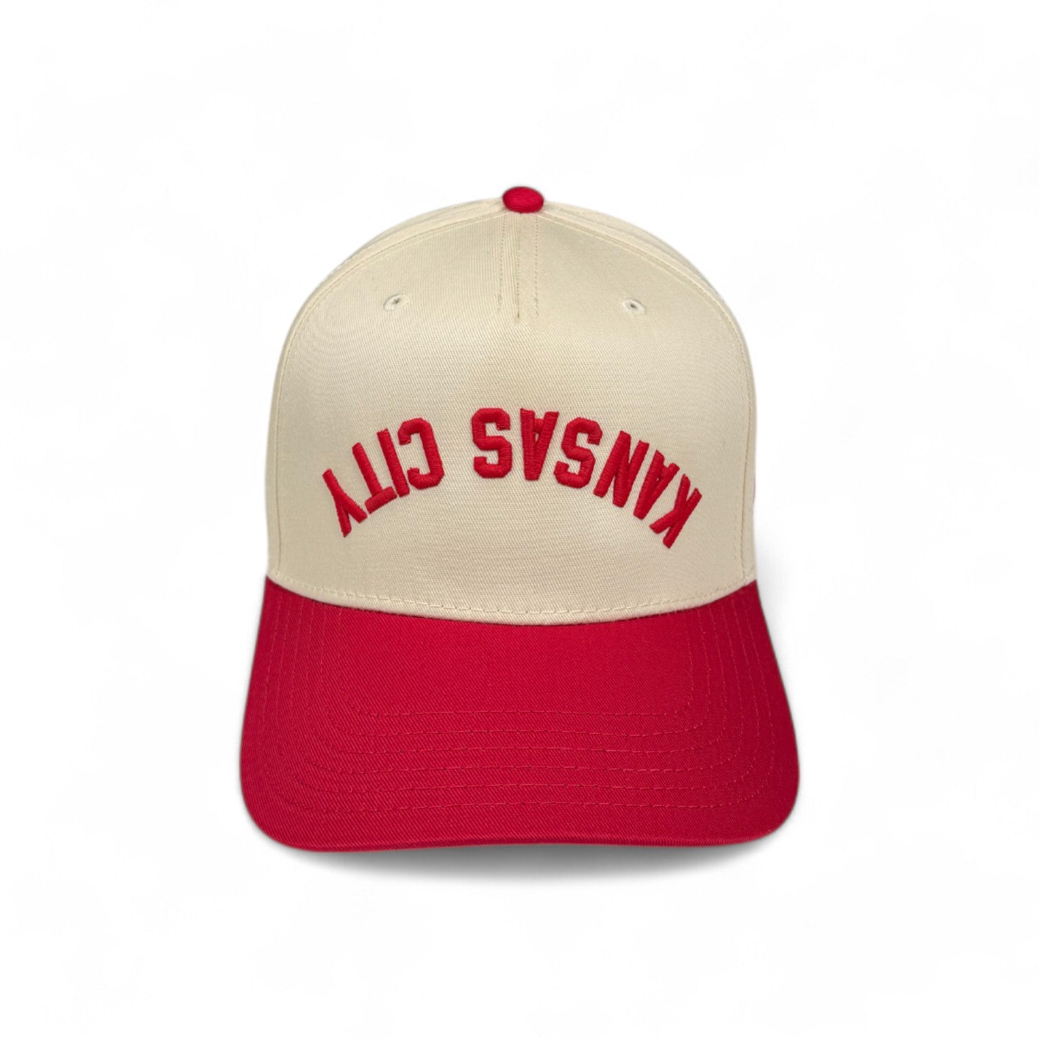 KANSAS CITY - Upside Down Red & Cream Two-Tone