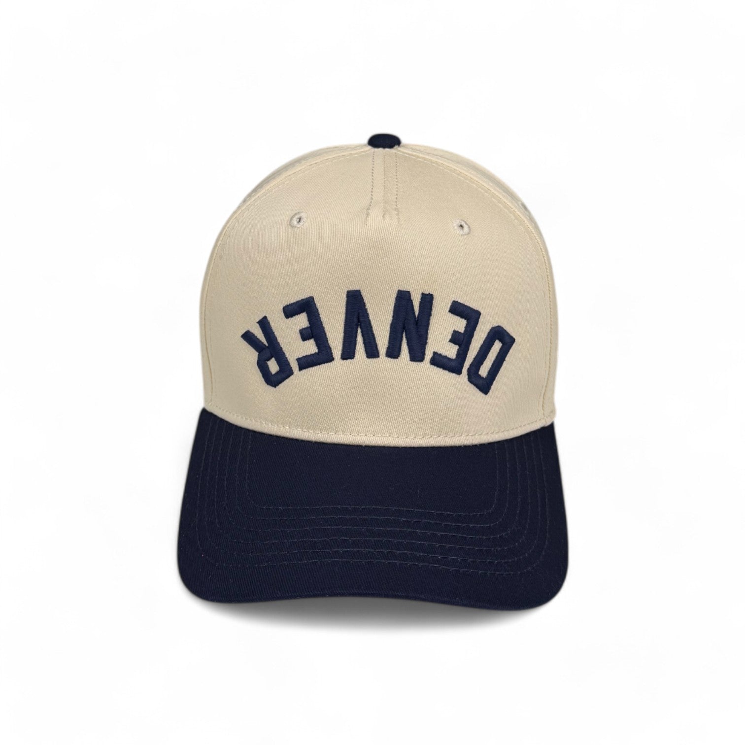 DENVER - Upside Down Navy & Cream Two-Tone