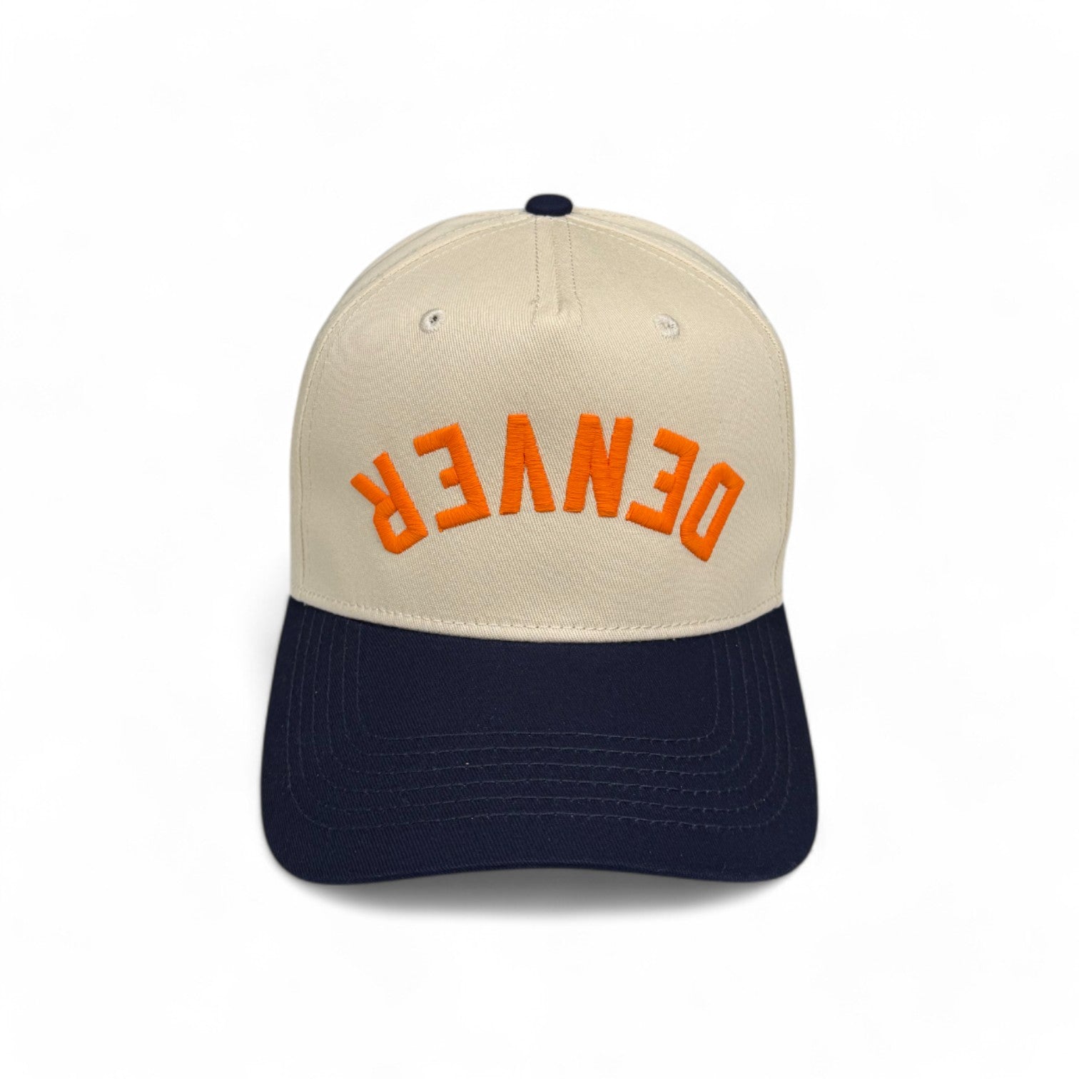 DENVER - Upside Down Navy & Cream Two-Tone