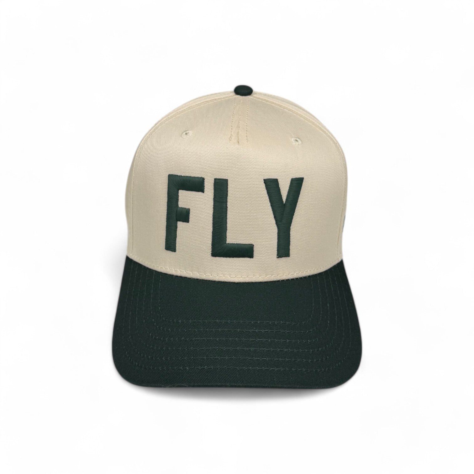 FLY - Hunter Green & Cream Two-Tone