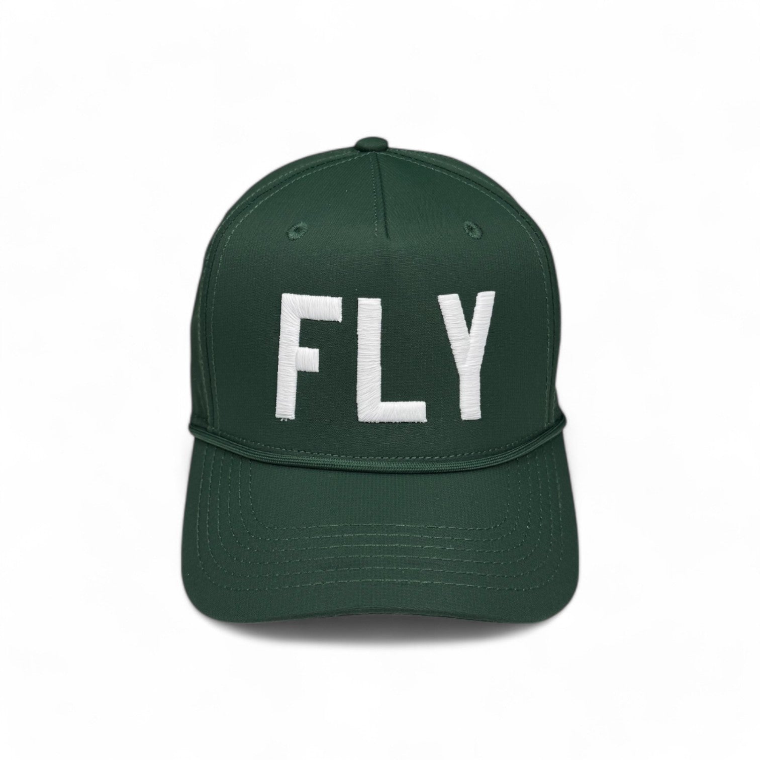 FLY -  Hunter Green Rope Hat