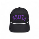 FLOCK -  Upside Down Black Rope Hat