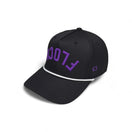 FLOCK -  Upside Down Black Rope Hat