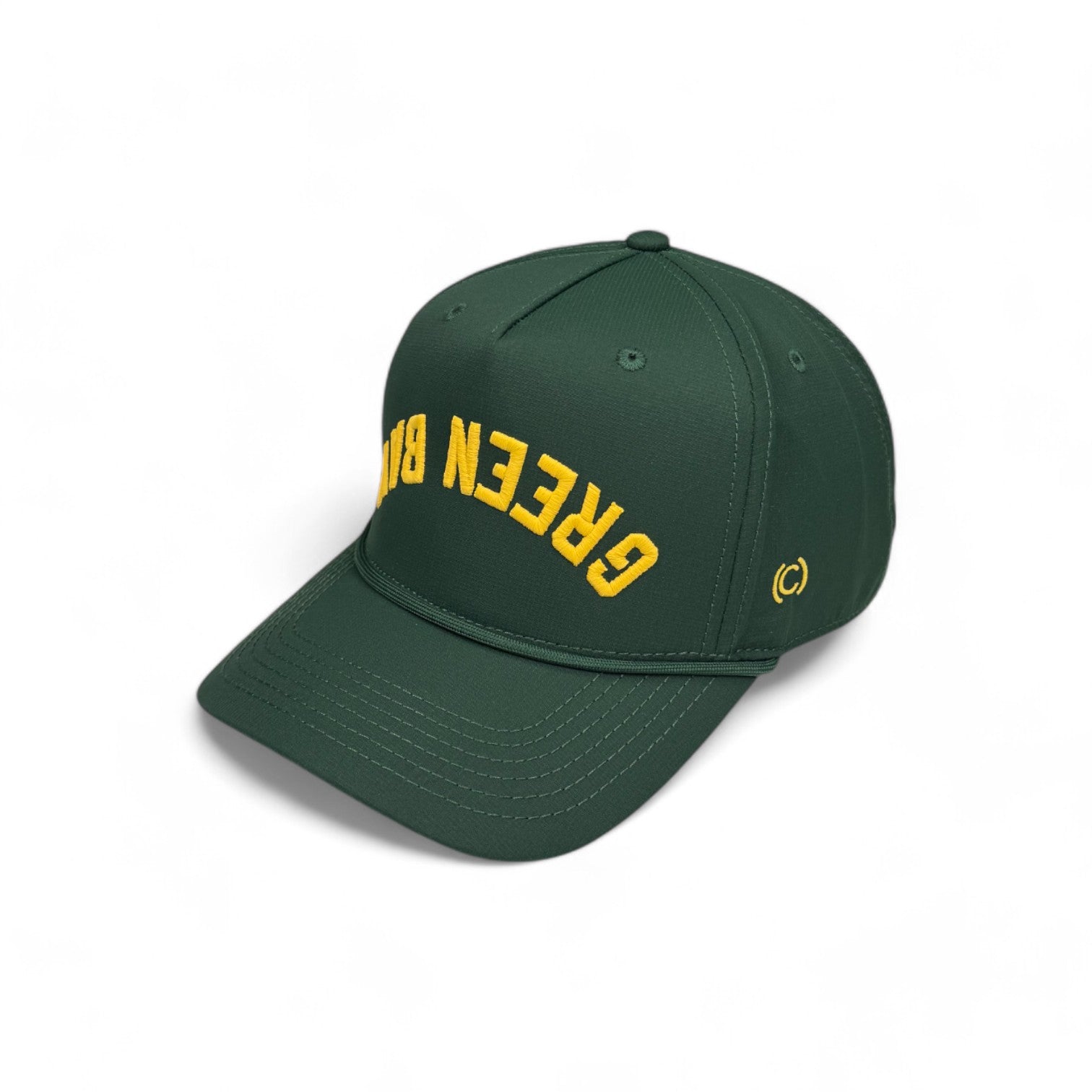 GREEN BAY - Upside Down Hunter Green Rope Hat